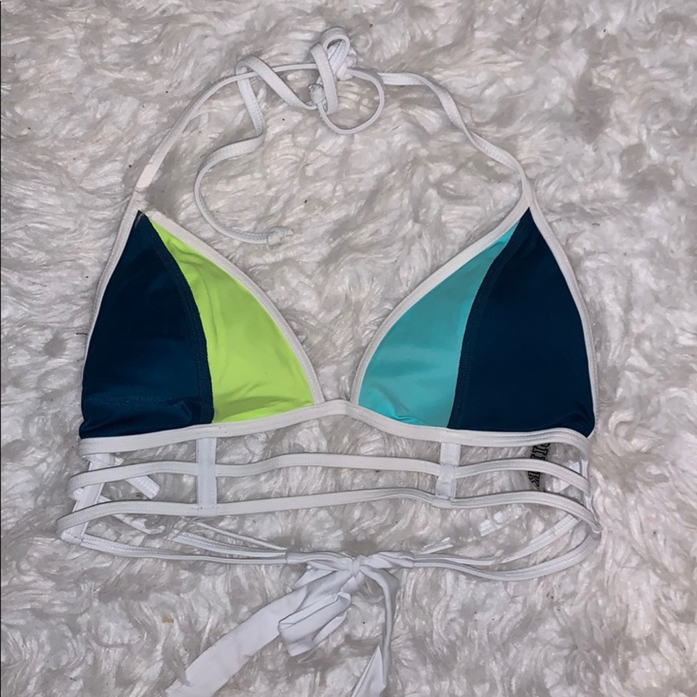 VS Pink Caged Bikini Top